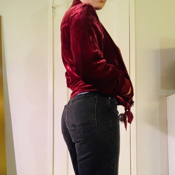 Velvet bomber jacket - Picture 2 of 4